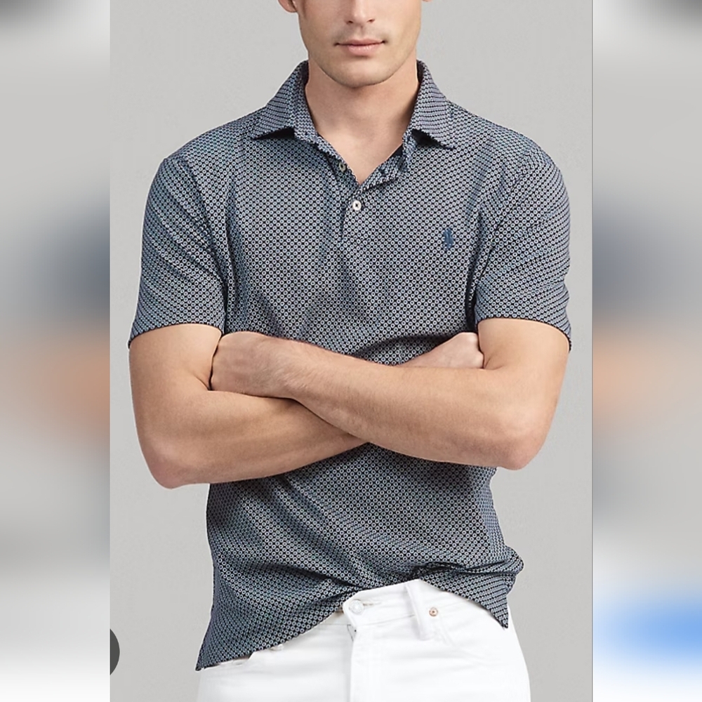 Custom Slim Fit /Custom Fit Interlock Polo Ralph Lauren/ Polo Shirt